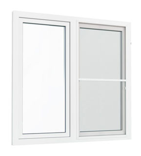Окно ПВХ 1450 x 1415 двухкамерное - EXPROF Practica
 Лобня